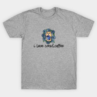 I love cats and coffee T-Shirt